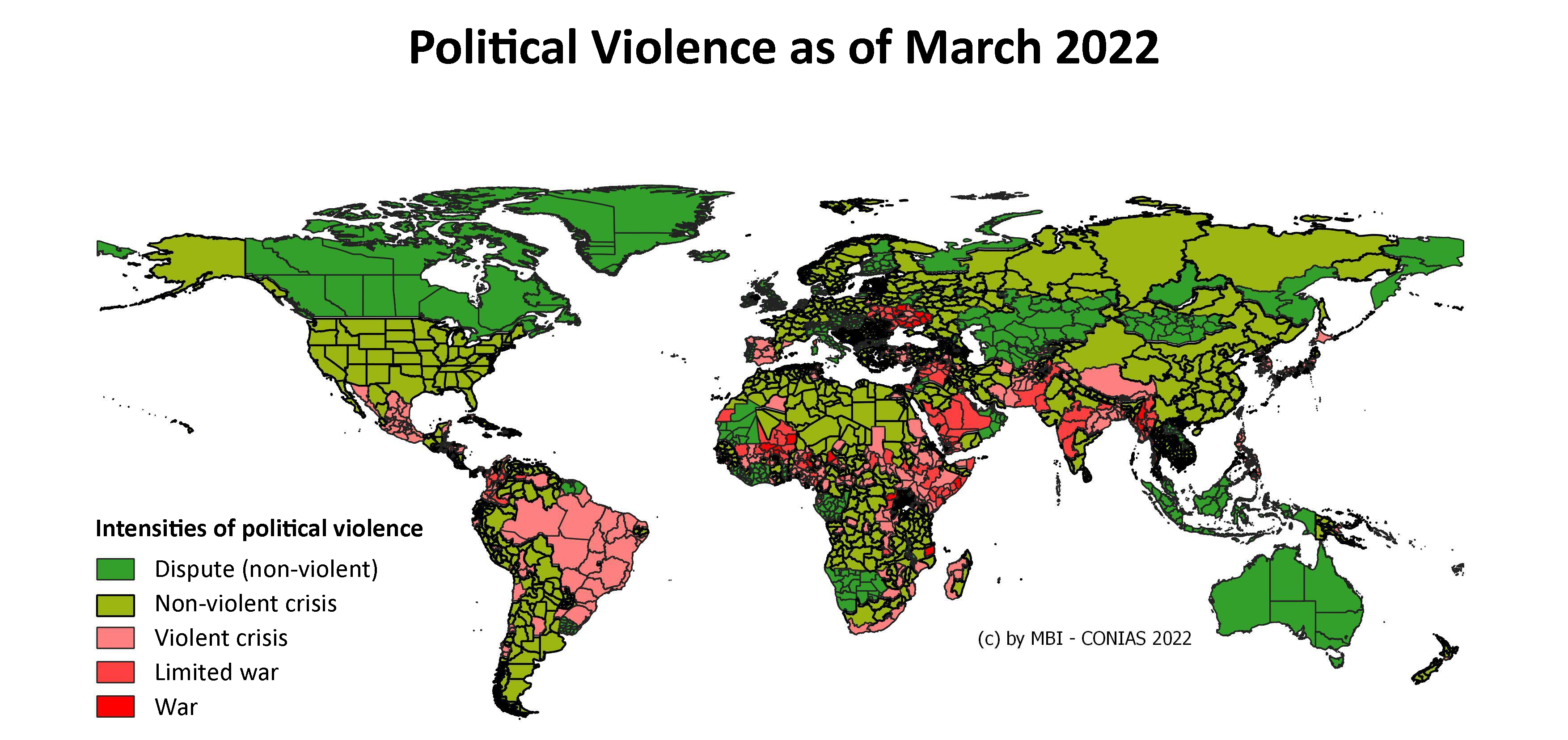 Political Violence as of March 2022